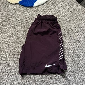 Nike Mens Maroon Dri-Fit Shorts